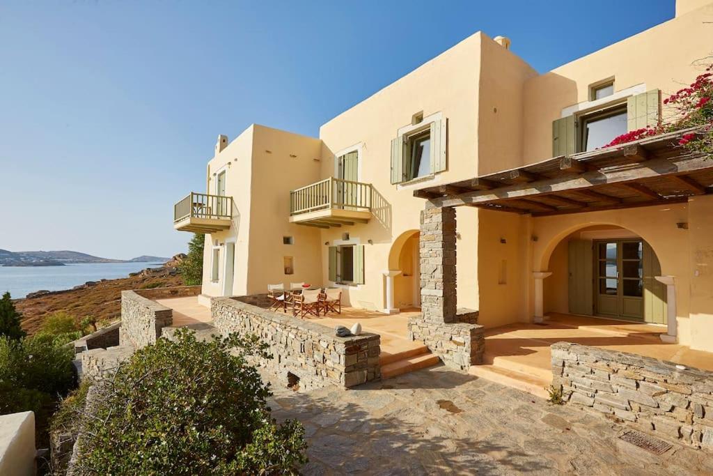 Ochre Dream, Beach Front & Sunset Villa Naousa Luaran gambar